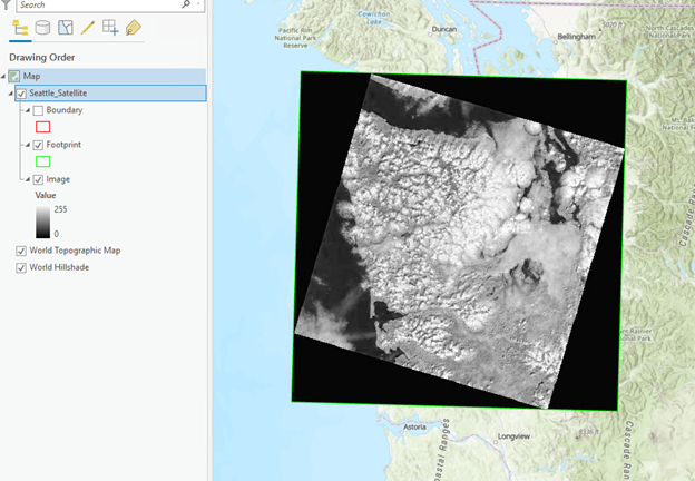 arcmap merge rasters